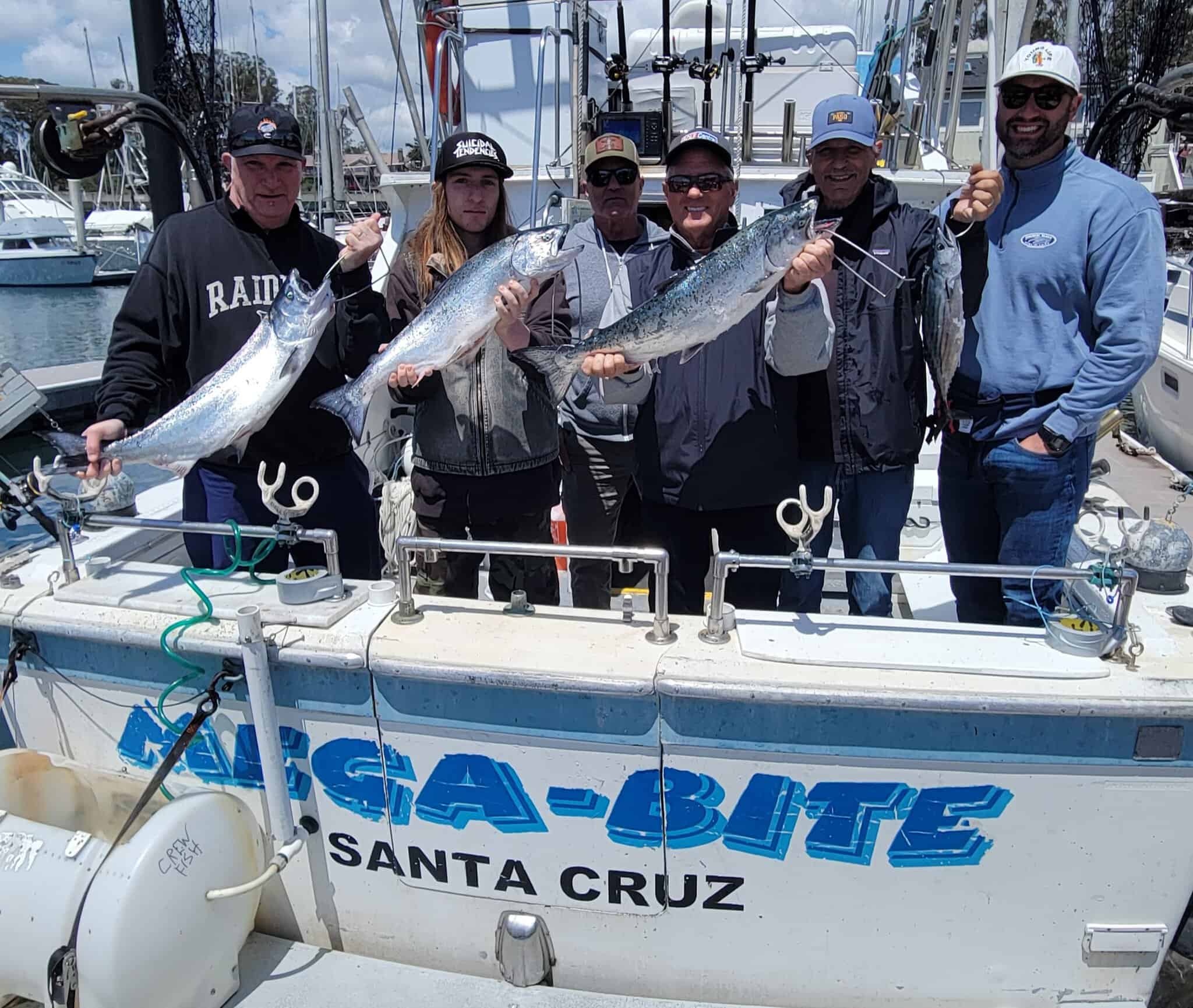 Fishing Trip with Salmon Catch