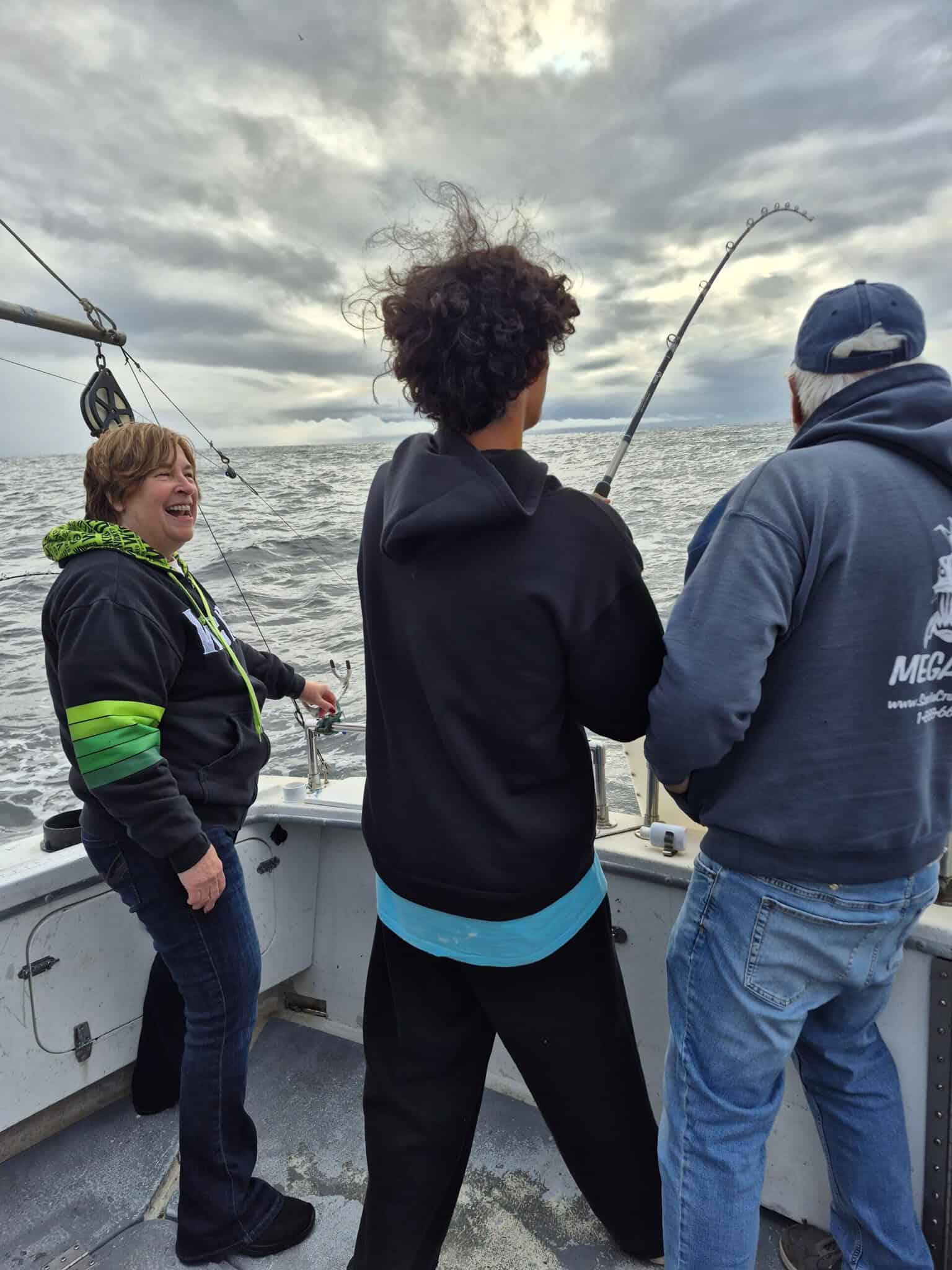 Fishing trip with friends in Monterey Bay