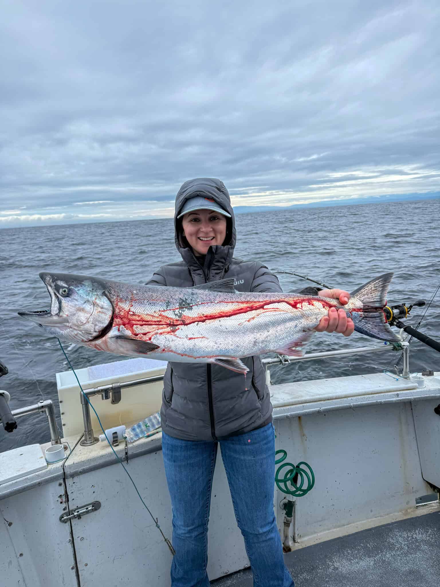 Salmon Catch on Santa Cruz Trip