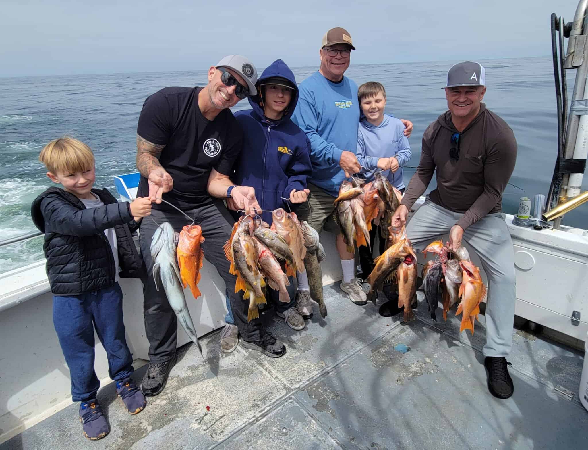 Family Fishing Trip in Monterey Bay