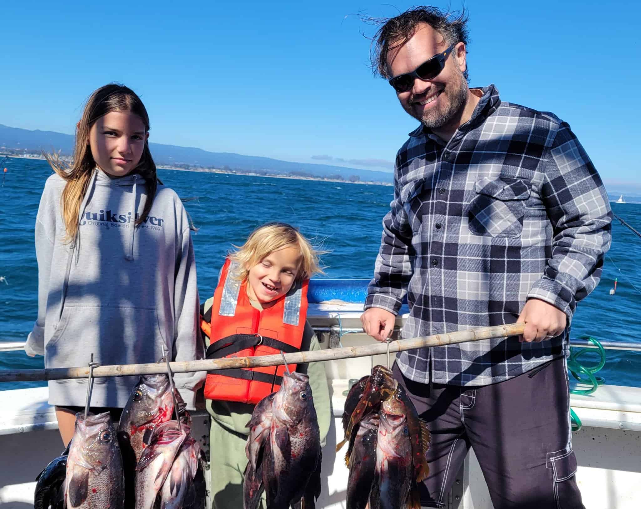 Family Fishing Trip in Monterey Bay